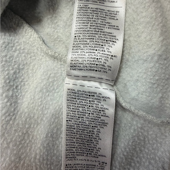 Athleta Women's Purana Wrap Style Hoodie Sweatshirt Fog Grey | Small - Picture 12 of 12